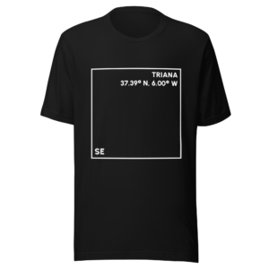 Camiseta Negra Triana – Colección de Barrios